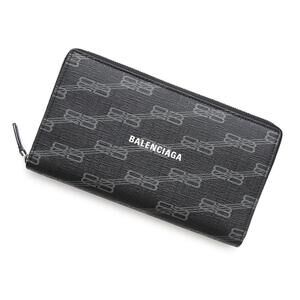Balenciaga Cash Continental Wallet Black